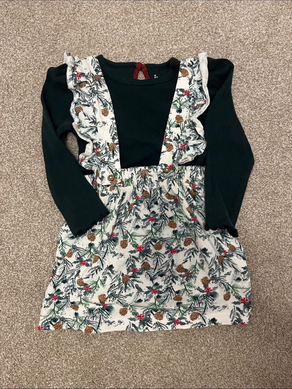 Burt's Bees Holiday Jumper with Hunter Onesie